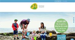 Desktop Screenshot of harrisonholidays.com